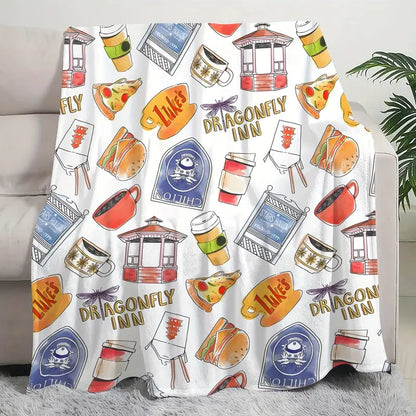 Stars Hollow Sherpa Blanket