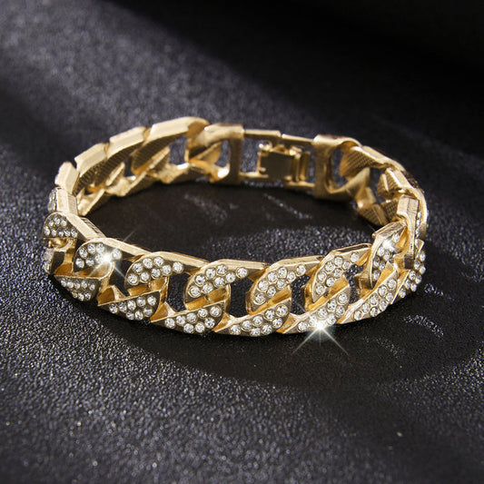 14MM Iced Out Cuban Link Bracelet