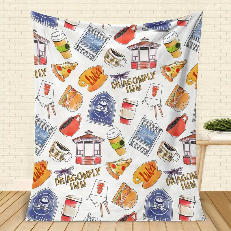 Stars Hollow Sherpa Blanket