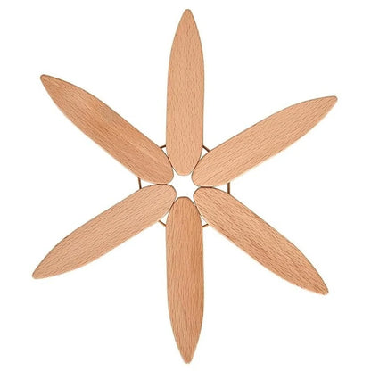 4PCS Tree Design Stand Wooden Trivets