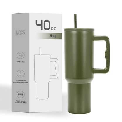 IceFlow Stainless Steel Tumbler with Straw